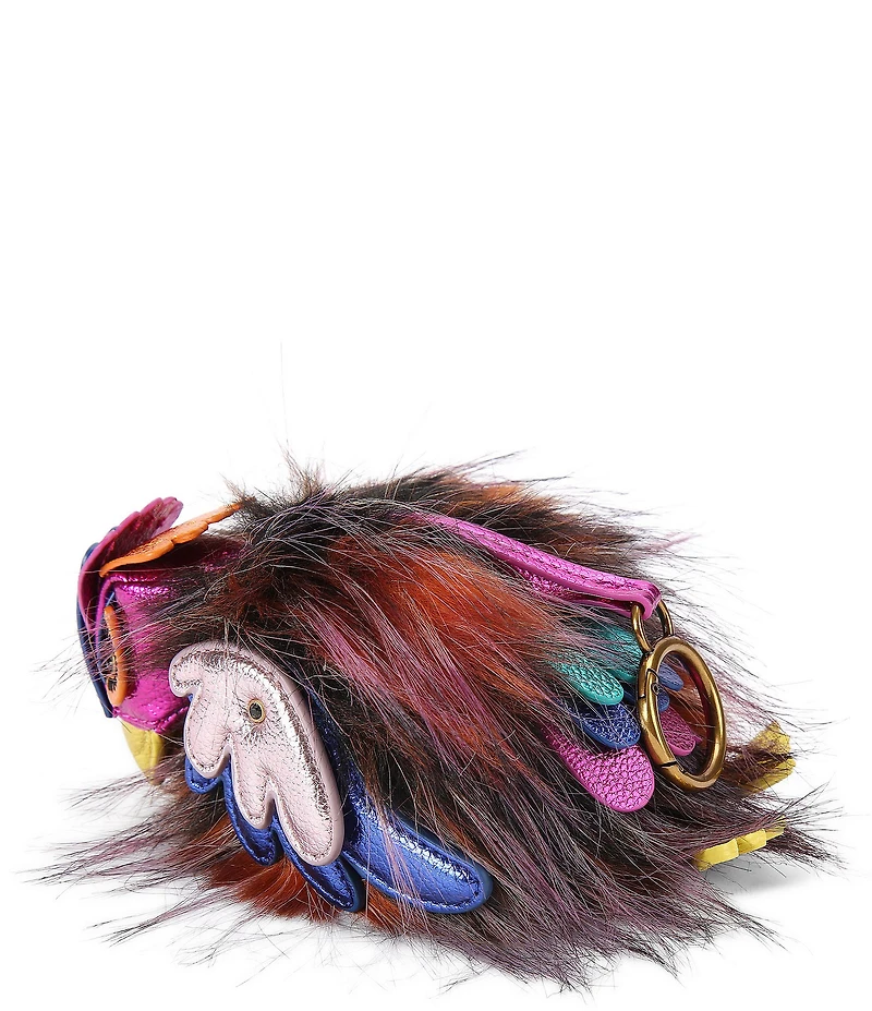 Kurt Geiger London Pom Pom Faux Fur Bag Charm