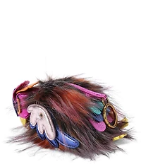 Kurt Geiger London Pom Pom Faux Fur Bag Charm