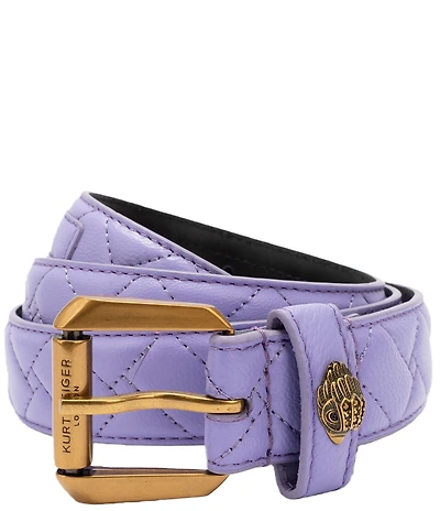 Kurt Geiger London Quilted Leather Kensington Belt