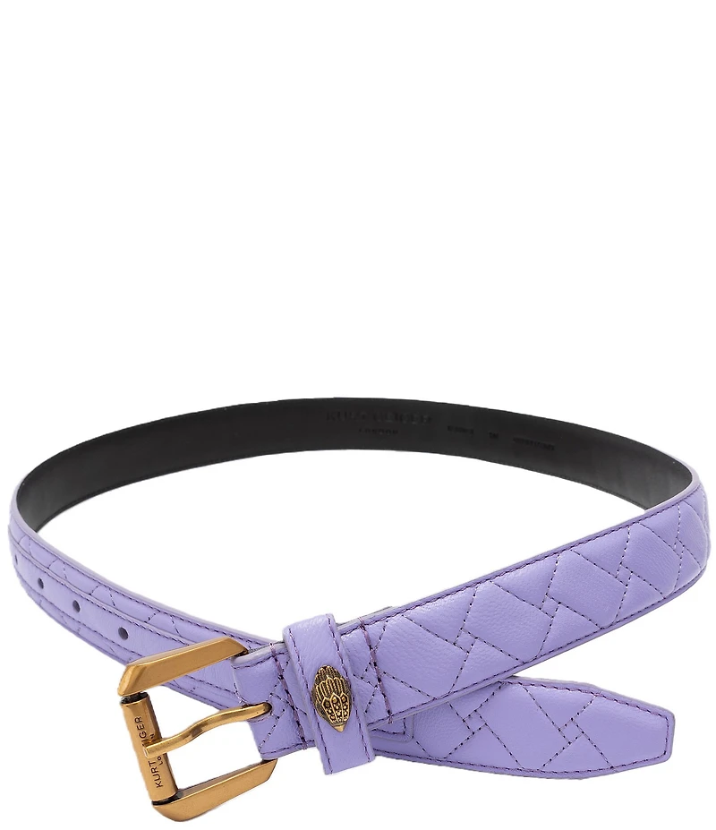 Kurt Geiger London Quilted Leather Kensington Belt