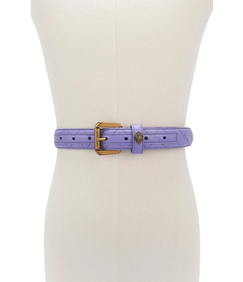 Kurt Geiger London Quilted Leather Kensington Belt