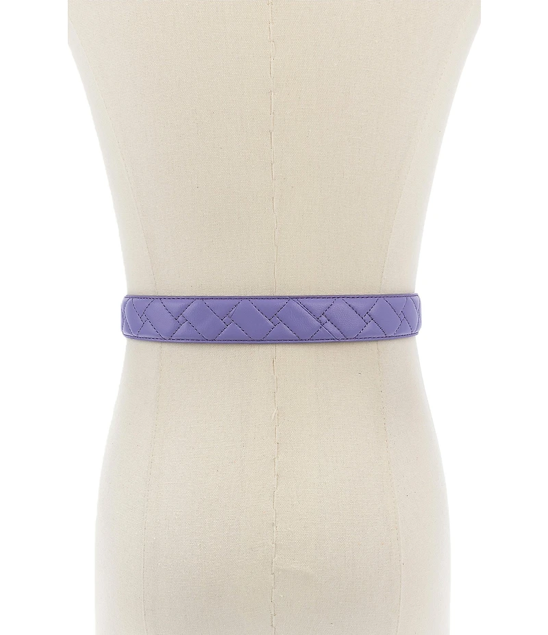 Kurt Geiger London Quilted Leather Kensington Belt