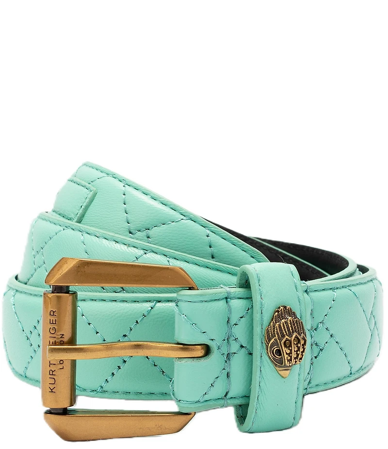 Kurt Geiger London Quilted Leather Kensington Belt