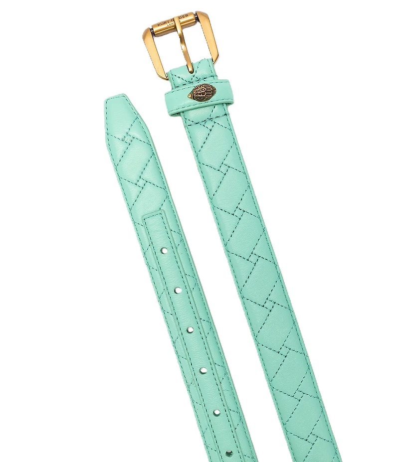 Kurt Geiger London Quilted Leather Kensington Belt