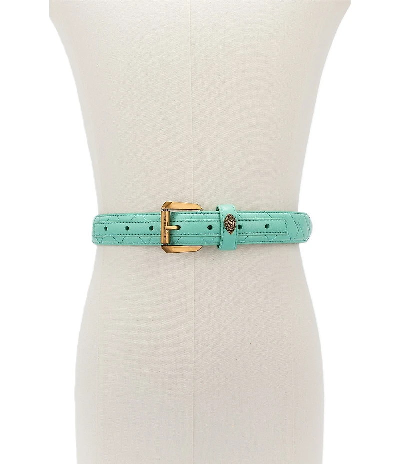 Kurt Geiger London Quilted Leather Kensington Belt