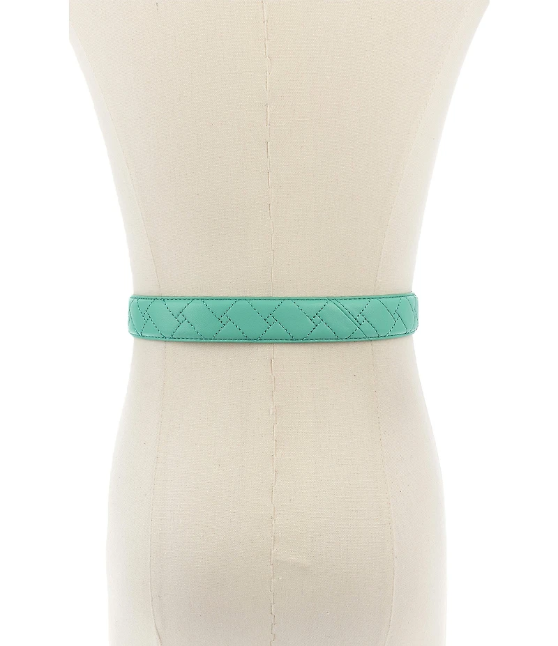 Kurt Geiger London Quilted Leather Kensington Belt