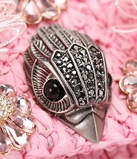 Kurt Geiger London Raffia Floral Mini Kensington Crossbody Bag