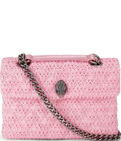 Kurt Geiger London Raffia Kensington Shoulder Bag