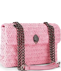 Kurt Geiger London Raffia Kensington Shoulder Bag