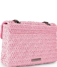 Kurt Geiger London Raffia Kensington Shoulder Bag