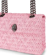 Kurt Geiger London Raffia Kensington Shoulder Bag