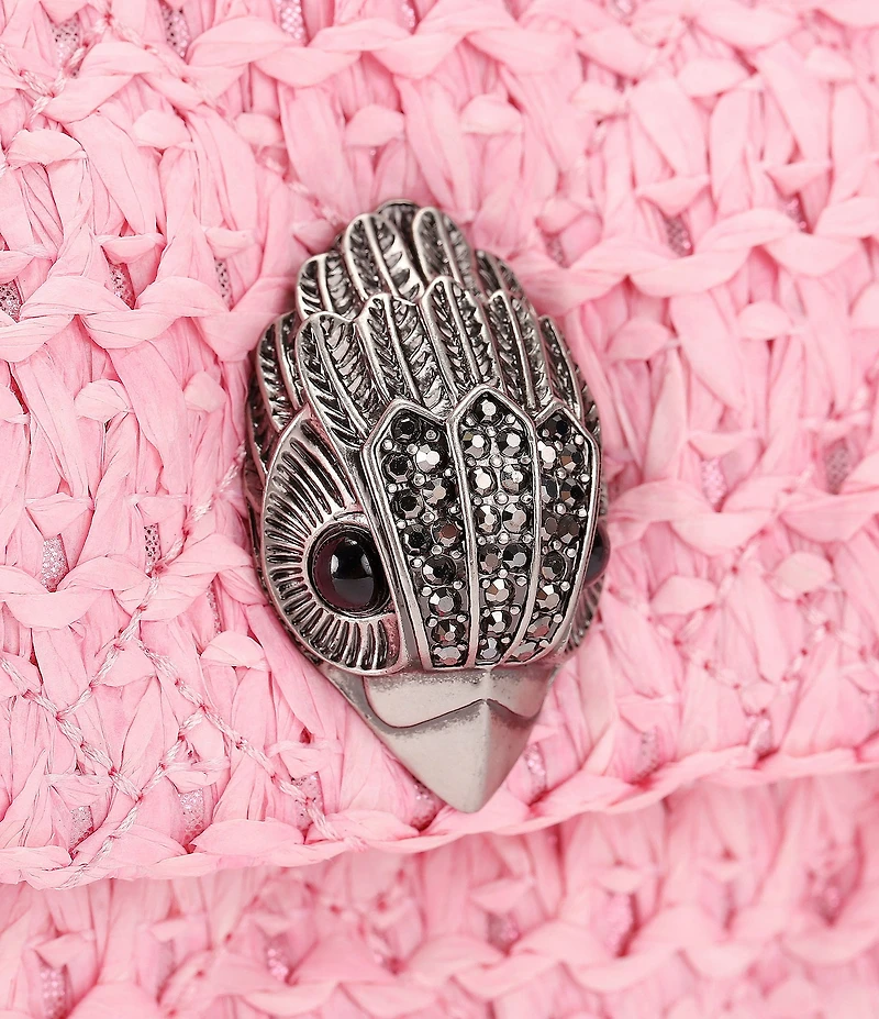 Kurt Geiger London Raffia Kensington Shoulder Bag