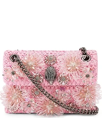 Kurt Geiger London Raffia Mini Kensington Convertible Crossbody Bag
