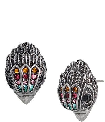 Kurt Geiger London Rainbow Crystal Eagle Stud Earrings