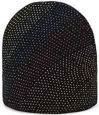 Kurt Geiger London Rainbow Crystal Wave Beanie