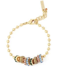 Kurt Geiger London Rainbow Rondelle Charm Line Bracelet