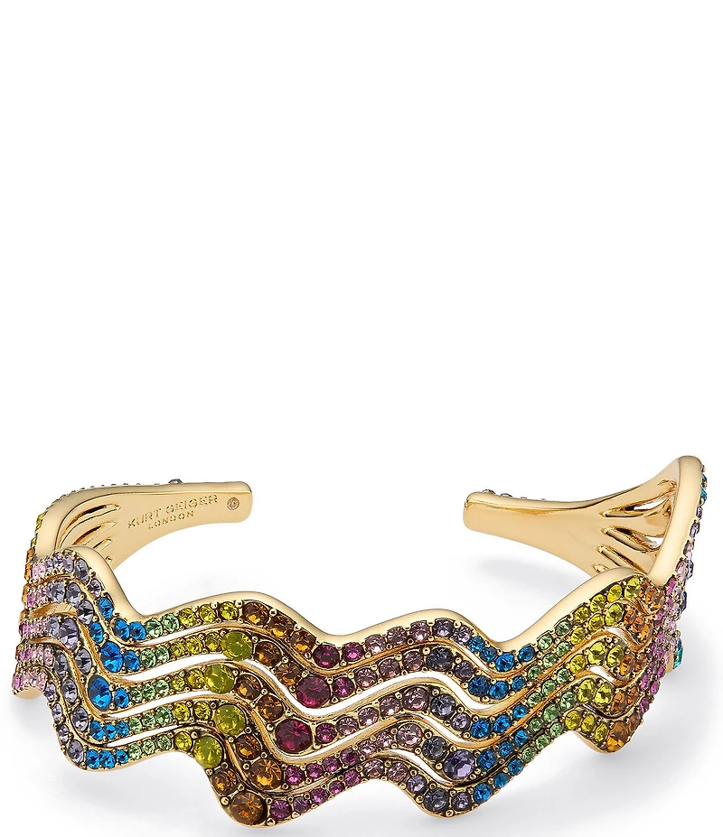 Kurt Geiger London Rainbow Wave Cuff Bracelet