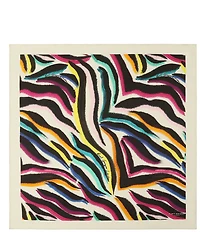 Kurt Geiger London Rainbow Zebra Bandana Scarf