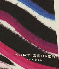 Kurt Geiger London Rainbow Zebra Bandana Scarf