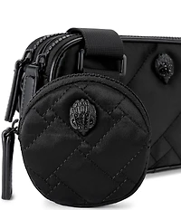 Kurt Geiger London Recycled Small Double Zip Camera Crossbody Bag