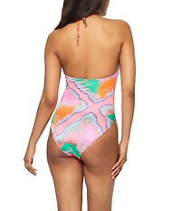 Kurt Geiger London Scoop Neck One Piece Swimsuit