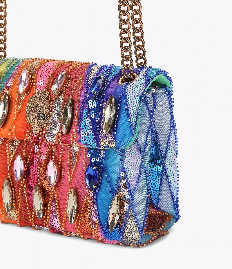 Kurt Geiger London Sequin Kensington Convertible Crossbody Bag