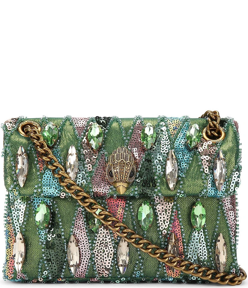 Kurt Geiger London Sequin Mini Kensington Convertible Crossbody Bag