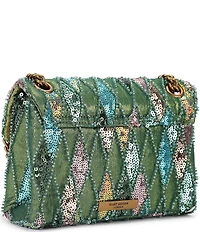 Kurt Geiger London Sequin Mini Kensington Convertible Crossbody Bag