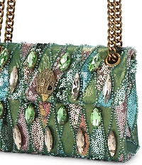 Kurt Geiger London Sequin Mini Kensington Convertible Crossbody Bag