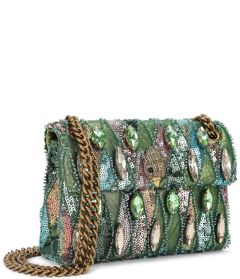 Kurt Geiger London Sequin Mini Kensington Convertible Crossbody Bag