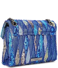 Kurt Geiger London Sequin Mini Kensington Convertible Crossbody Bag