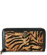 Kurt Geiger London Shoreditch Animal Print Zip Around Wallet