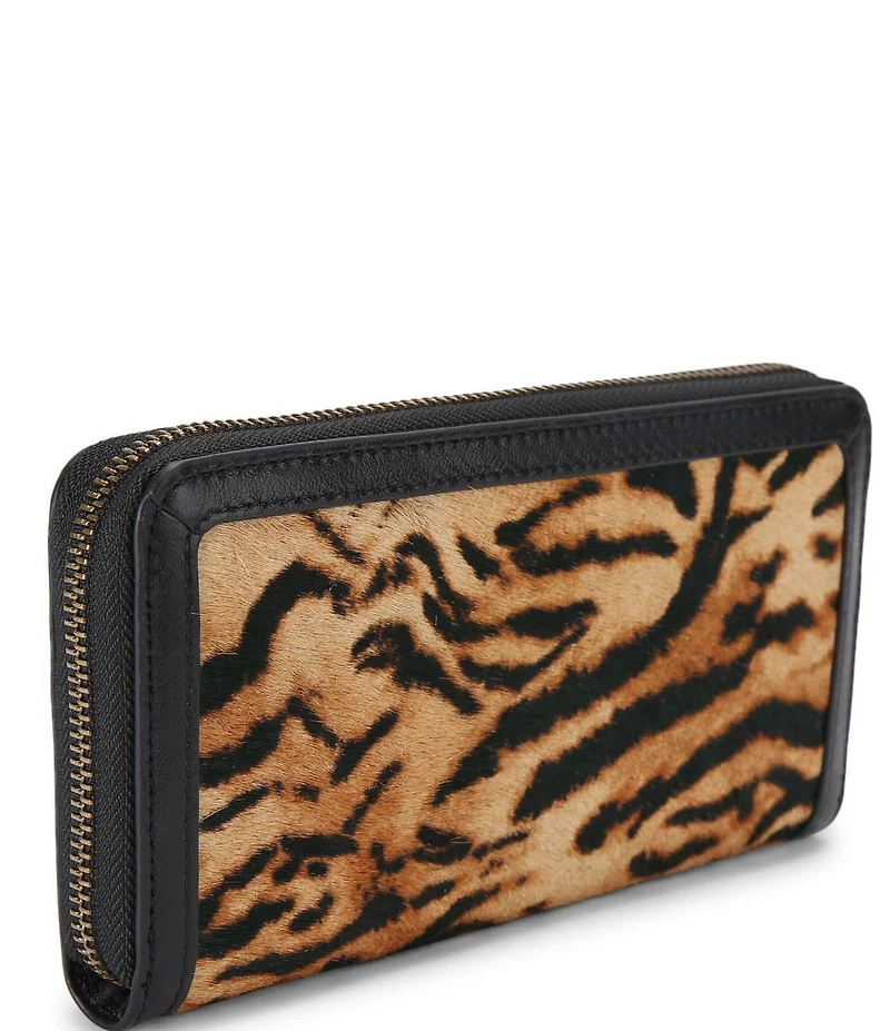 Kurt Geiger London Shoreditch Animal Print Zip Around Wallet