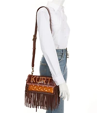 Kurt Geiger London Shoreditch East West Kurt Fringe Shoulder Bag