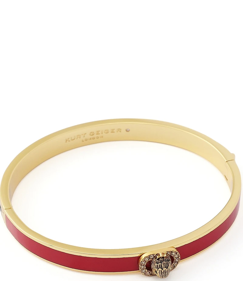 Kurt Geiger London Signature Chelsea Eagle Enamel Bangle Bracelet