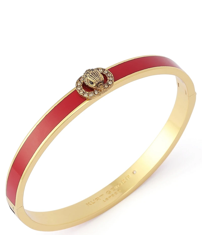 Kurt Geiger London Signature Chelsea Eagle Enamel Bangle Bracelet