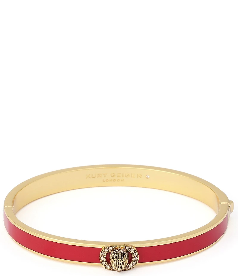 Kurt Geiger London Signature Chelsea Eagle Enamel Bangle Bracelet