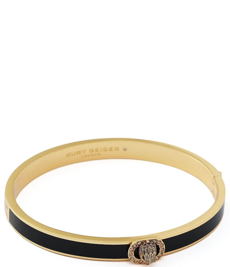 Kurt Geiger London Signature Chelsea Eagle Enamel Bangle Bracelet