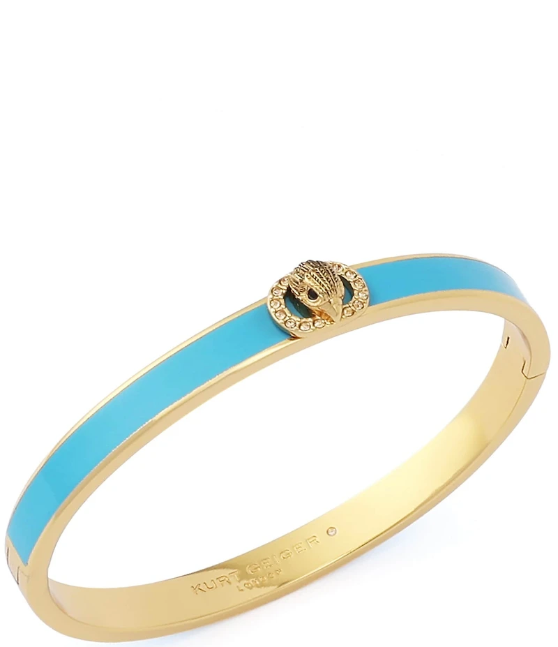 Kurt Geiger London Signature Chelsea Eagle Enamel Bangle Bracelet