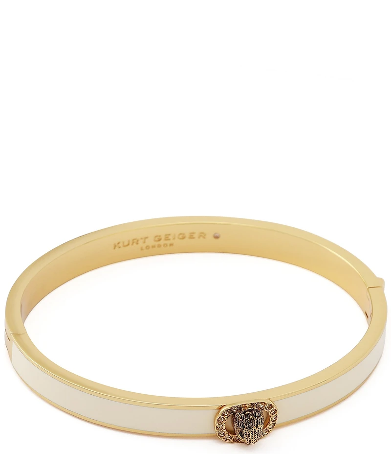 Kurt Geiger London Signature Chelsea Eagle Enamel Bangle Bracelet