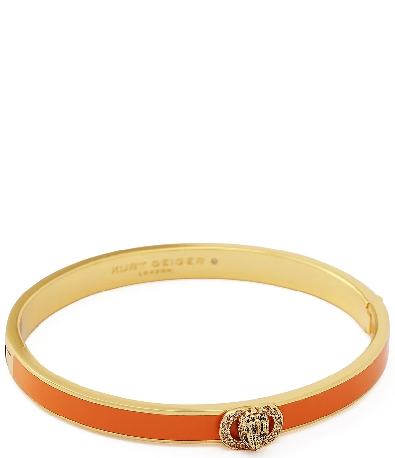 Kurt Geiger London Signature Chelsea Eagle Enamel Bangle Bracelet