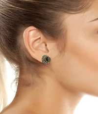 Kurt Geiger London Signature Chelsea Eagle Pav Stud Earrings