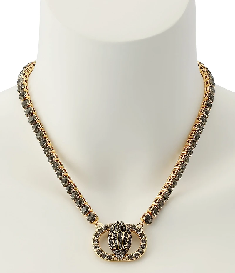 Kurt Geiger London Signature Chelsea Eagle Pendant Tennis Collar Necklace