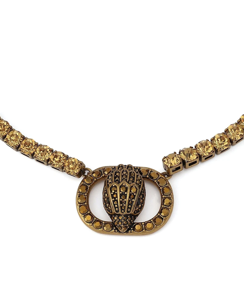 Kurt Geiger London Signature Chelsea Eagle Pendant Tennis Collar Necklace