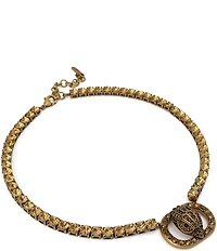 Kurt Geiger London Signature Chelsea Eagle Pendant Tennis Collar Necklace