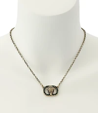 Kurt Geiger London Signature Chelsea Eagle Short Pendant Necklace