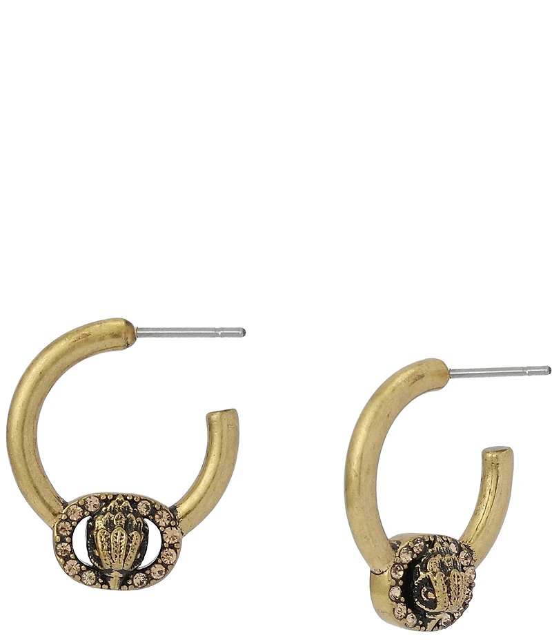 Kurt Geiger London Signature Chelsea Eagle Hoop Earrings