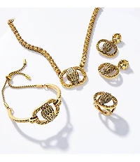 Kurt Geiger London Signature Chelsea Eagle Stone Drop Earrings