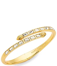 Kurt Geiger London Signature Eagle Baguette Stone Bangle Bracelet