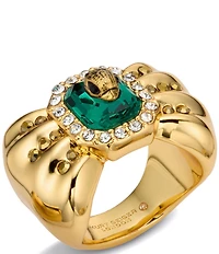 Kurt Geiger London Signature Eagle Bow Cocktail Ring